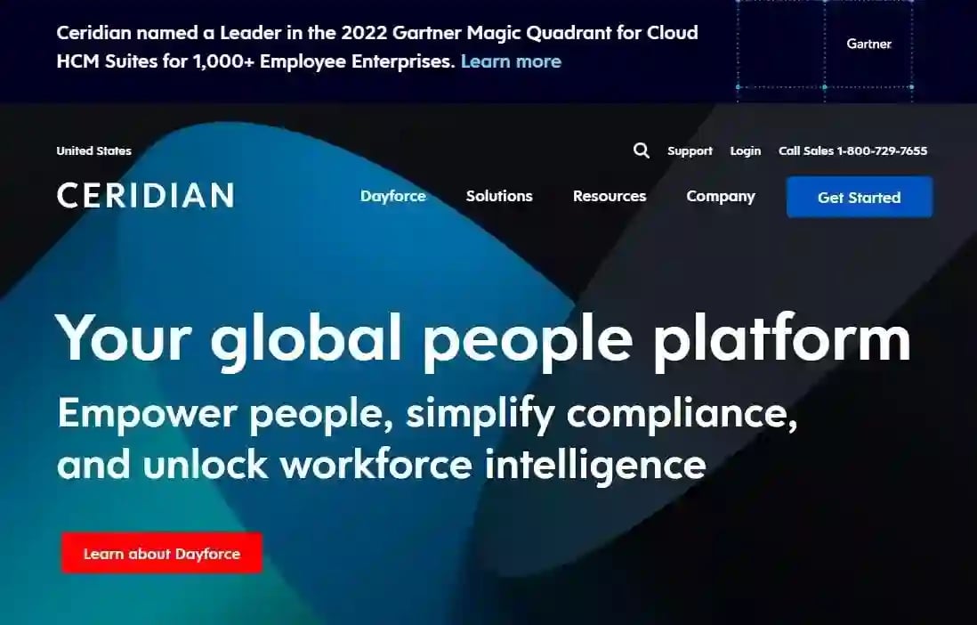 CERIDIAN home page