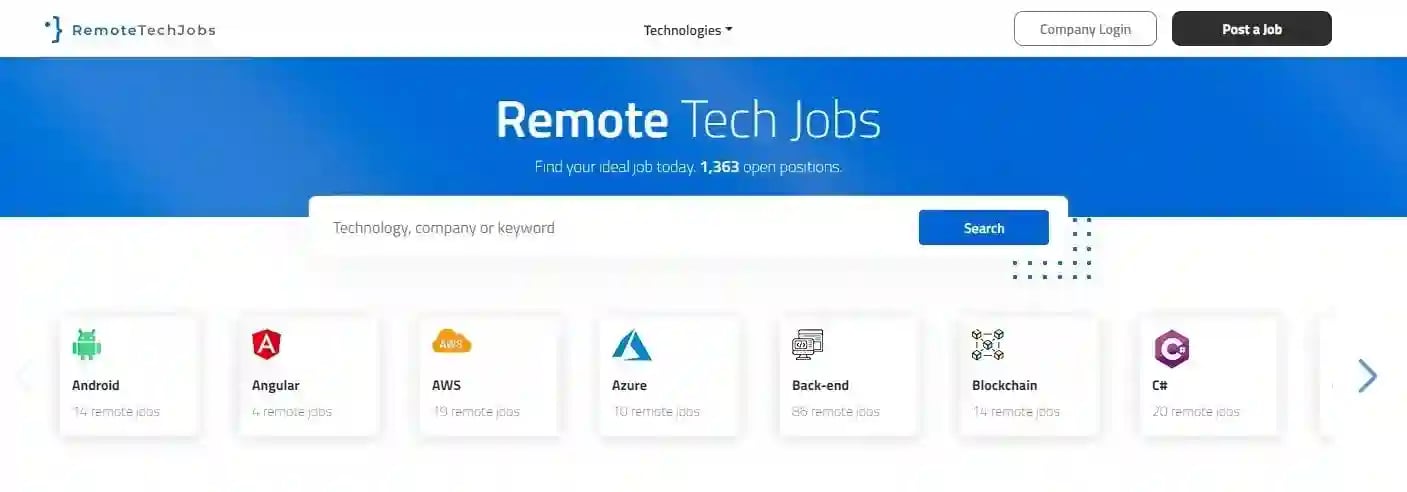 remote tech jobs